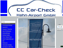 Tablet Screenshot of cc-carcheck-hahnairport.de